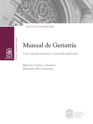 cover image of Manual de geriatría